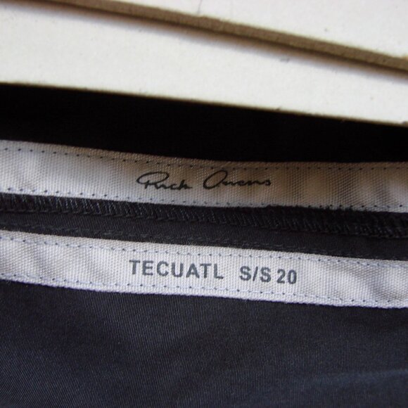 Rick Owens Black Zip Cargo Joggers Pants Tecuatl Size 32 - 38 50 Italy NEW NWT - Picture 7 of 16